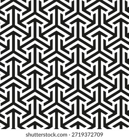 Geometric Patter Seamless Arrows Shape