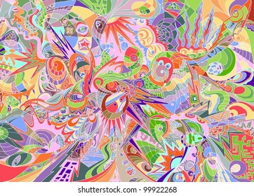 geometric pattern in abstract background