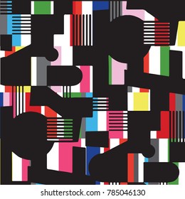 Geometric pattern. Abstract background for textile, wallpaper, pattern fills, covers, surface, print, gift wrap, scrapbooking.