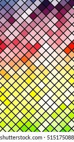 Geometric pattern abstract colorful mosaic. Vector illustration. For design poster, invitation, wallpaper, business template