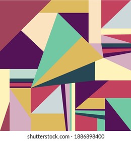 Geometric pattern Abstract design for advertising branding textile and Wallpaper