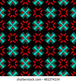 Geometric pattern abstract design for background, wallpaper, wrapping, fabric. Vector illustration.