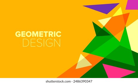 patrón geométrico. Formas geométricas abstractas. Ilustración vectorial. Anuncio, cartel, diseño hd, cubierta, tarjeta de felicitación diseño de fondo de Plantilla