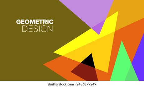 patrón geométrico. Formas geométricas abstractas. Ilustración vectorial. Anuncio, cartel, diseño hd, cubierta, tarjeta de felicitación diseño de fondo de Plantilla