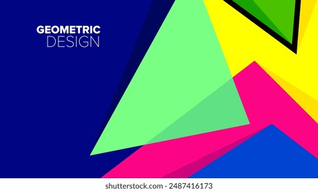 patrón geométrico. Formas geométricas abstractas. Ilustración vectorial. Anuncio, cartel, diseño hd, cubierta, tarjeta de felicitación diseño de fondo de Plantilla