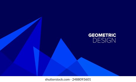 Geometrisches Muster. Abstrakte geometrische Formen. Vektorillustration. Banner, Poster, HD-Layout, Cover, Grußkarte Vorlage Hintergrunddesign