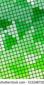 Geometric pattern abstract green color mosaic. Vector illustration. For design poster, invitation, wallpaper, business template, brochure