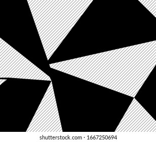 Patrón geométrico en un estilo abstracto sobre ba colorida