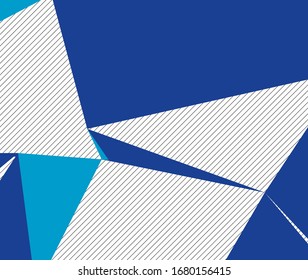 Patrón geométrico en un estilo abstracto sobre ba colorida