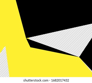 Geometric pattern in abstract style on colorful ba