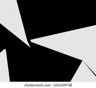 Geometric pattern in abstract style on colorful ba