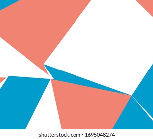 Geometric pattern in abstract style on colorful ba