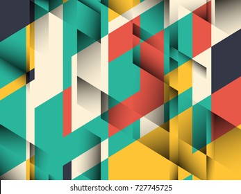 Geometric pattern. Abstract vector background