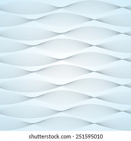 Geometric pattern. Abstract Waves. Seamless vector background.