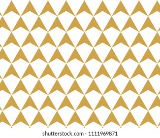 geometric pattern abstract white and gold tone vector background, line overlapping with modern concept
