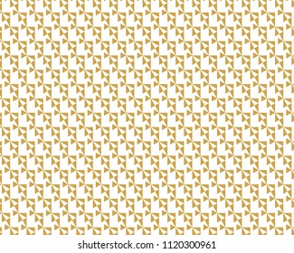 geometric pattern abstract white and gold tone vector background, line overlapping with modern concept