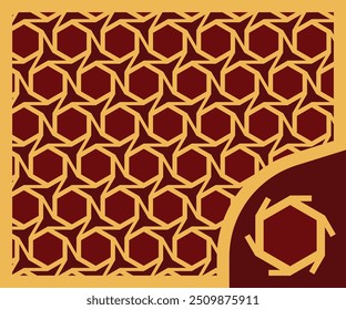 Geometric pattern Arabic and Islamic and arabesque and Egyptian Khayamiya art Abstract art suitable for backgrounds
