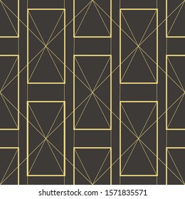 Geometric pattern, Art Deco, modern style. rectangles