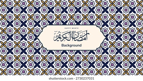 Geometric pattern in authentic Islamic style. Ramadan pattern, seamless vector floral pattern in arabesque style. Gold and white texture with flowers, leaves, petals, and curved shapes. Geometric background, abstract oriental ornament.