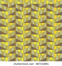 Geometric pattern in autumn colors for your design