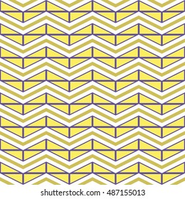 Geometric pattern in autumn colors for your design