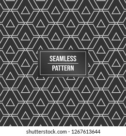 Geometric pattern background. Abstract pattern black background
