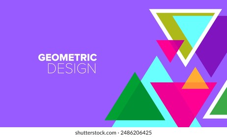 geometric pattern background. abstract geometrical shapes. vector illustration. banner, poster, hd layout, cover, greeting card template design