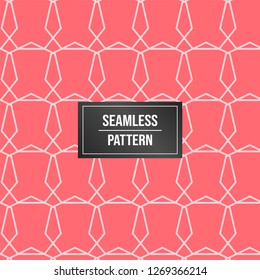 Geometric pattern background. Abstract pattern pink background