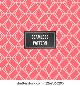 Geometric pattern background. Abstract pattern pink background