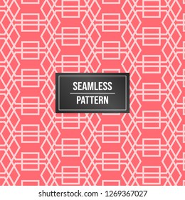 Geometric pattern background. Abstract pattern pink background