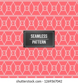 Geometric pattern background. Abstract pattern pink background