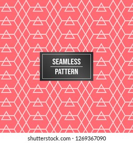 Geometric pattern background. Abstract pattern pink background