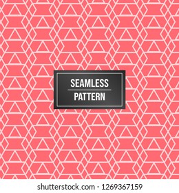 Geometric pattern background. Abstract pattern pink background