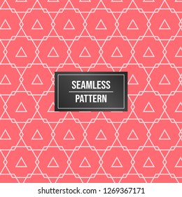 Geometric pattern background. Abstract pattern pink background