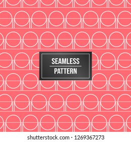 Geometric pattern background. Abstract pattern pink background
