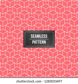 Geometric pattern background. Abstract pattern pink background