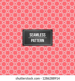 Geometric pattern background. Abstract pattern pink background