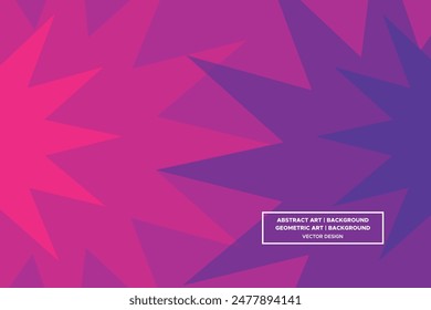 Patrón geométrico | Fondo geométrico | Fondo Abstractas | Estrellas - Púrpura - Uso en diseño de Sitio web, embalaje, arte de la pared, Fondo de pantalla, cartel, Anuncio, Perfil, folleto, ropa, textiles 