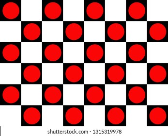 Geometric pattern background with circle and square. Eps 10.