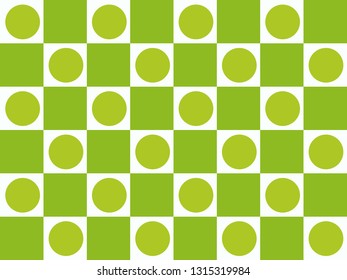 Geometric pattern background with circle and square. Eps 10.