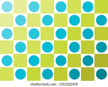 Geometric pattern background with circle and square. Colorful. Eps 10.