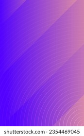 Geometric pattern background colored gradient between blue and pink with thin lines for business brochure cover design. Poster templates