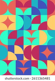 Geometric pattern background colorful 2