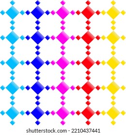 Geometric pattern background. Colorful rainbow color pattern. Vector image.