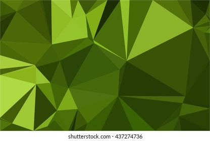 Geometric pattern background Different shades of bright green