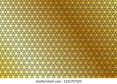 Geometric pattern background. Gold Background