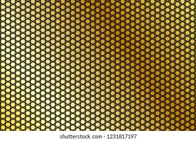 Geometric pattern background. Gold Background