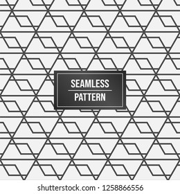 Geometric pattern background. Minimalist Abstract seamless pattern