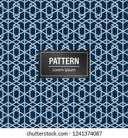 Geometric pattern background. Minimalist and modern blue background