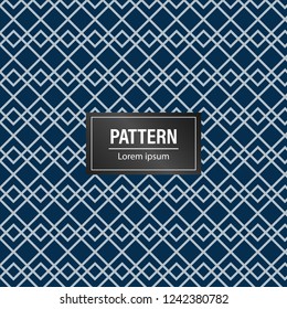 Geometric pattern background. Minimalist and modern blue background